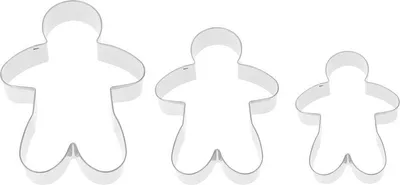 Produktbild von Ausstecher MagicHome Weihnachten, zum Backen, Männchen, Förmchen, 3 Stk