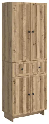 Image de vidaXL, ensemble de deux armoires, bois imitation chêne artisanal