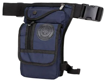 Produktbild von Beintasche Motorrad Reitertasche Nylon Marine 15x8x29cm