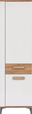 Produktbild von Furniture24 Regalschrank Snobi SB10 Schrank Hochschrank 4 Einlegeboden 2 Türen Halbschrank