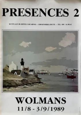 Zdjęcie produktu dla Wolmans - 1989 - Presences 2 - Plakat - 49x70 cm