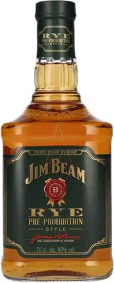 Produktbild von Jim Beam Rye Pre-Prohibition Style 40,00 % 0,70 Liter