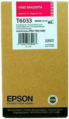 Immagine prodotto di Cartuccia d'inchiostro Epson magenta chiaro T 603 220 ml T 603C