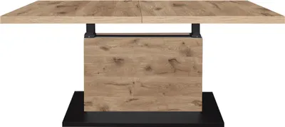 Produktbild von Couchtisch Höhenverstellbar Else 3 120x56x70 Holzwerkstoff Viking Oak