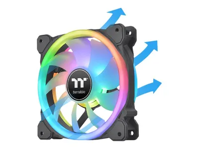 Image de Thermaltake SWAFAN 12 RGB Computer case Fan 12 cm Black 3 pc(s)