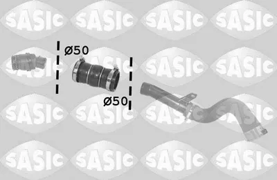 Produktbild von SASIC 3334028 Turbo Ladeluftschlauch für DACIA DUSTER für RENAULT Clio IV Schrägheck (BH) Captur (J5, H5) Clio IV Grandtour (KH) CLIO IV Kasten