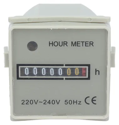 Productafbeelding van Bedrijfsurenteller, mechanische teller, industriële timer met display HM-2/UWZ48, 220-240 V, 0,3 W