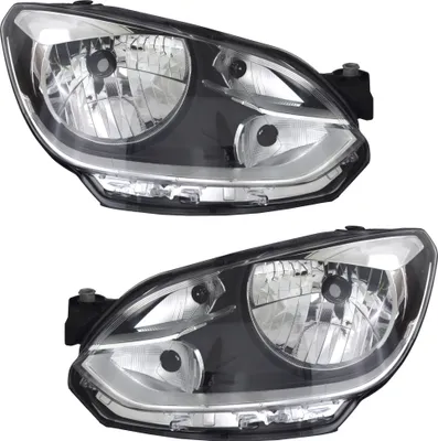 Produktbild von TYC Scheinwerfer Set für VW Up! 12/2011- Chrom Halogen H4 Streuscheibe LWR