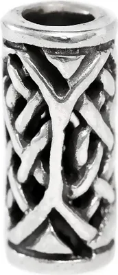 Produktbild von 925 Sterlingsilber Keltische Gothic Bart- Und Haarschmuck Perle Alanna Groß 7135