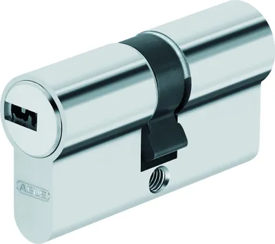 Productafbeelding van ABUS Deurslot D6N - Cilinder voor deuren, verchroomd, 45x50 mm - 32216