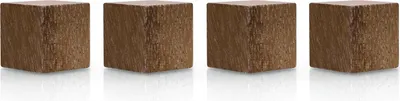 Image de magnetoplan Magnet Wood Series Cube 1665351 20x20x20mm Walnut 4pcs