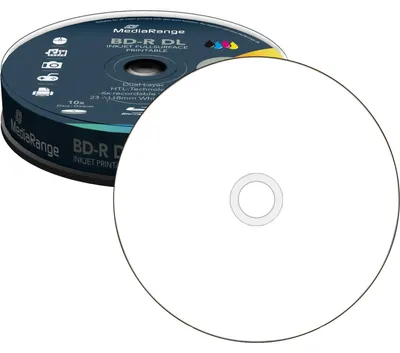 Immagine prodotto di MediaRange MR509 Disco Blu-Ray vuoto BD-R 50 GB 10 unità(e)