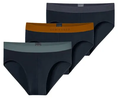 Immagine prodotto di Schiesser, confezione da 3 slip da uomo in cotone, multipack - 95/5