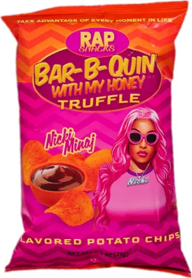 Produktbild von Rap Snacks Nicki Minaj Barbie-Que Honey Truffle (12 x 71g)