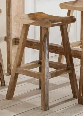 Produktbild von Barhocker MORITZ Suar Holz Braun | Braun