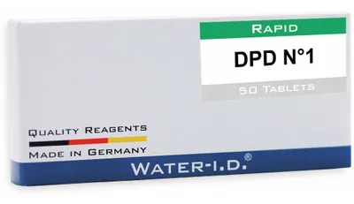 Zdjęcie produktu dla WATER-I.D. Tabletki DPD N°1 do FlexiTester, 50 sztuk