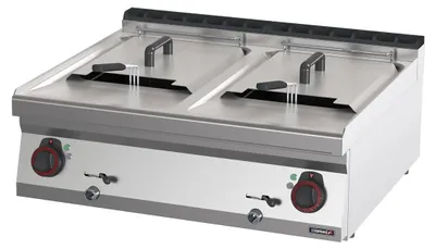 Produktbild von Elektrische Friteuse, Standmodell, 2 x 13 Liter, 80 - Casselin