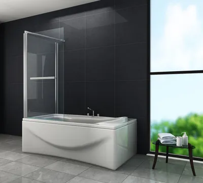 Produktbild von Eck-Duschtrennwand UNIONO 70 (Badewanne)