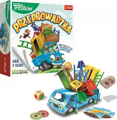 Produktbild von Mistakos Trefl 02071 Arcade-Spiel zieht mit der Familie Treflik um