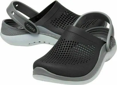 Produktbild von Crocs Kids' LiteRide 360 Clog Sandalen Black/Slate Grey 28-29
