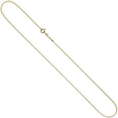 Produktbild von 1,0mm Venezianerkette Collier 333 Gelbgold Gold Kette Halskette 38cm Goldkette