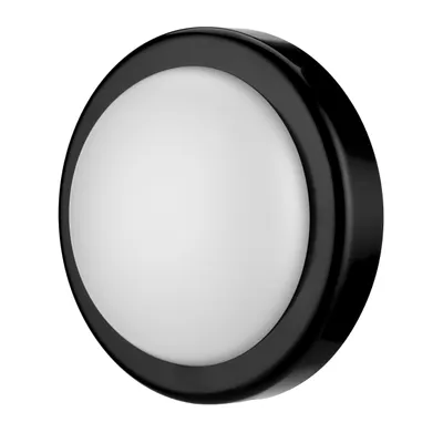 Produktbild von REV LED Außenleuchte Wandlampe rund Ø20cm schwarz IP44 14W 1000lm Tageslicht 6500K kaltweiß