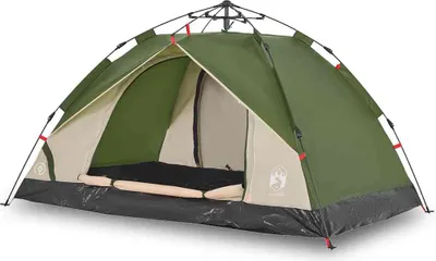 Immagine prodotto di vidaXL Tenda da campeggio a cupola 2 persone verde sgancio rapido
