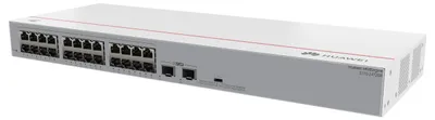 Produktbild von HUAWEI eKit S110 Series S110-24T2SR, Unmanaged, L2, Gigabit Ethernet (10/100/1000), Rack-Einbau, 1U