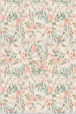 Produktbild von MuchoWow® Poster Blumen - Vintage - Pastell 60x90 cm - Wanddekoration