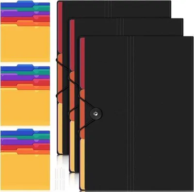 Productafbeelding van Famanu A4-ordnerset, 6 stuks - zwart