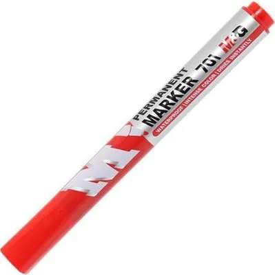 Produktbild von Roter Permanentmarker mit 1-3 mm Strichstärke