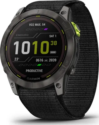 Produktbild von Garmin Enduro 2 Sapphire Solar DLC Titan schwarz/schiefergrau