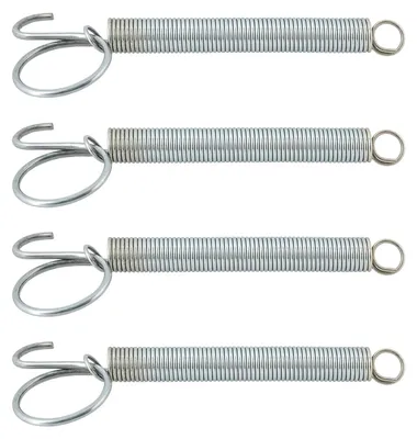 4er-Set 115 mm Federhaken für Käfigtüren aus Metall