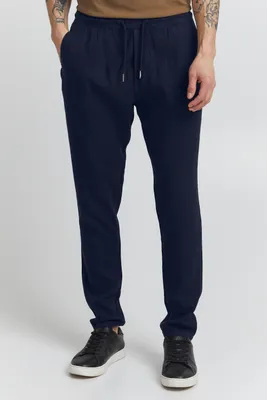 Immagine prodotto di Pantaloni da uomo Solid SDTaiz PA in misto lino, vestibilità regolare
