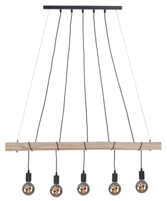 Produktbild von LED Pendellampe, Holzbalken, L 120 cm, DAN