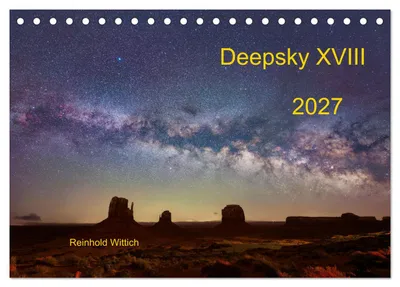 Immagine prodotto di Deepsky XVIII (calendario da tavolo 2027, formato DIN A5 orizzontale), calendario mensile CALVENDO