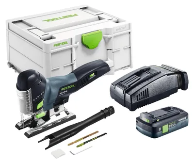 Produktbild von Festool PSC 420 EB-Basic Akku Pendelstichsäge 18 V 120 mm Brushless + 1x Akku 4,0 Ah + Schnellladegerät + Systainer