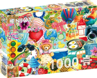 Produktbild von ENJOY Puzzle Assorted Things 1000 Teile