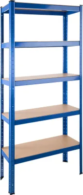 Obrázek produktu pro tectake® heavy duty regál s 5 policemi 75,5 x 30,5 x 172 cm