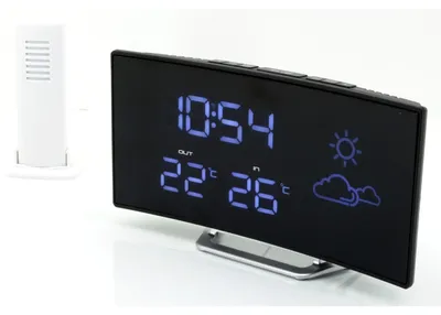 Obrázek produktu pro Soundmaster FUR100, Hodiny, Analog, FM, LED, Modrá, AC