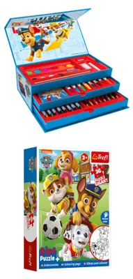 Produktbild von Paw Patrol Kreativ-Set; Malset mit Puzzle