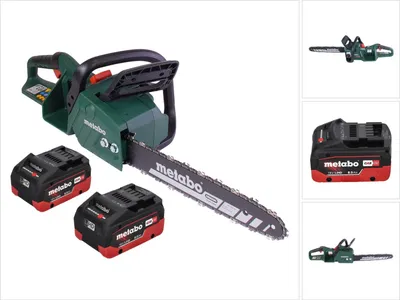 Produktbild von Metabo MS 36-18 LTX BL 40 Akku Kettensäge 36 V ( 2x 18 V ) 40 cm 22 m/s Brushless + 2x Akku 8,0 Ah - ohne Ladegerät