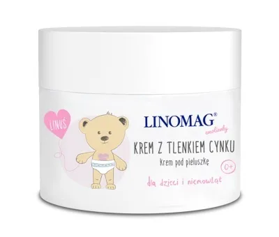 Obrázek produktu pro Linomag Ochranný Krém s Oxidem Zinečnatým 50 ml - Účinná péče pro citlivou pokožku