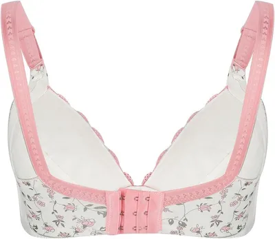 Bequeme Still-BH mit Blumen-Spitze und offener Vorderseite für schwangere Frauen - Ideal für zu Hause und unterwegs, Größe