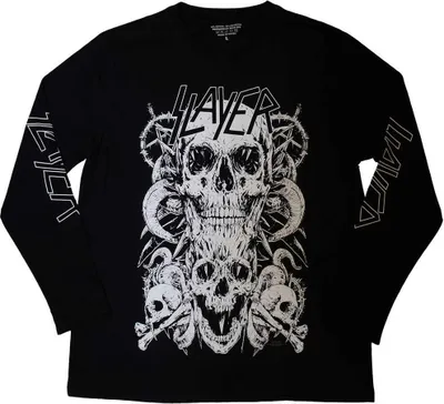 Obrázek produktu pro Slayer - Tričko pro muže/dámy Uni s dlouhým rukávem RO10664 (XL) (Black)