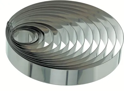 Produktbild von Tortenring Backring Tortenform Kuchenring Dessertring ohne Boden Edelstahl 26cm