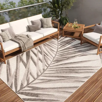 Obrázok produktu pre Koberec Tapiso PATIO Outdoor – koberec na balkón a terasu, odolný voči poveternostným vplyvom a nenáročný na údržbu, 140 x 200 cm