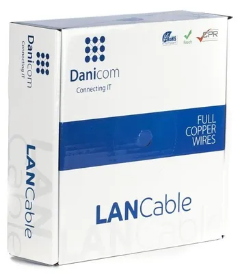 Produktbild von DANICOM CAT6A S/FTP 50m Starrleiter - LSZH (Dca)