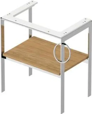 Produktbild von DURAVIT WT4543RH5H5 Metallkonsole bodenst. White Tulip