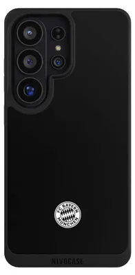 Produktbild von NIVOCASE Handyhülle für Samsung Galaxy S26 Ultra Hülle NIVOpure Case Schwarz FC Bayern München FCB Offizielles Lizenzprodukt